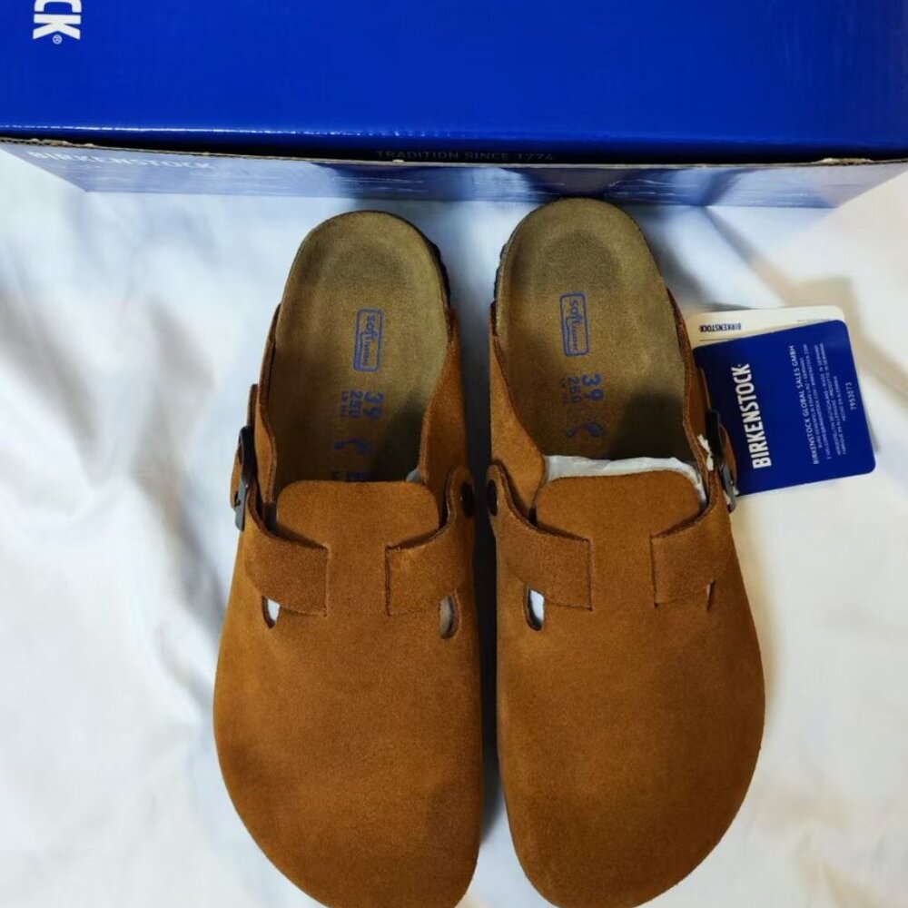 Mink Birkenstock Boston Narrow SUEDE💍 NWOT | Fall Ready